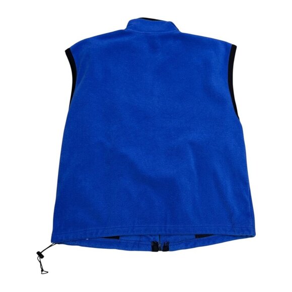 VINTAGE 90s New England Patriots NFL Fleece Football Retro Vest Mens Large - Picture 5 of 5